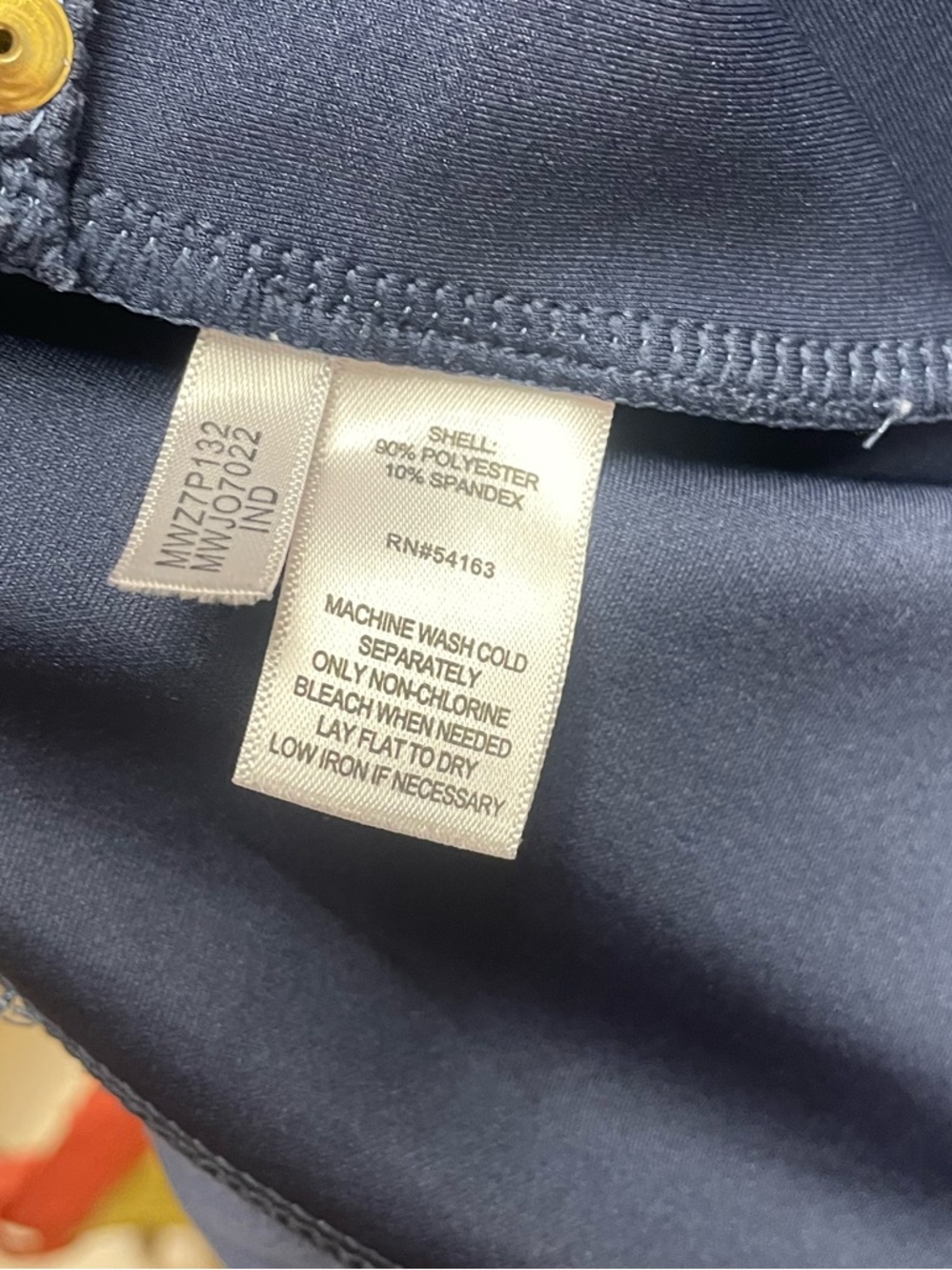 Marc New York Blue Faux Suede Leggings Pants Size Medium Stretch Pull-On - Picture 12 of 12